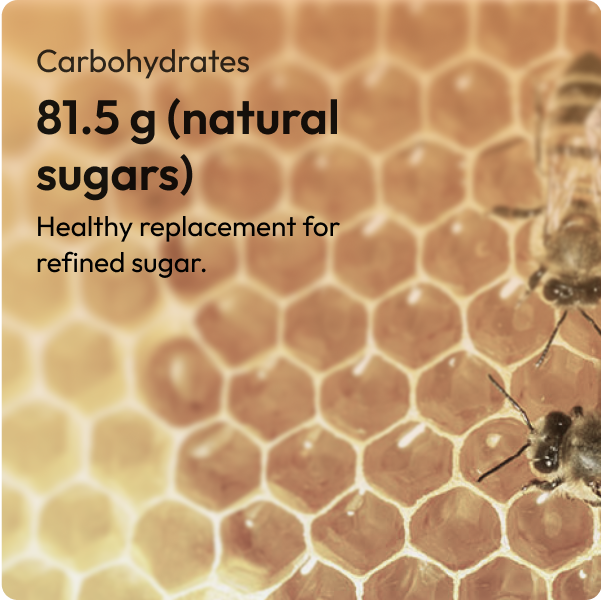 100% Natural Honey nutritional info 4