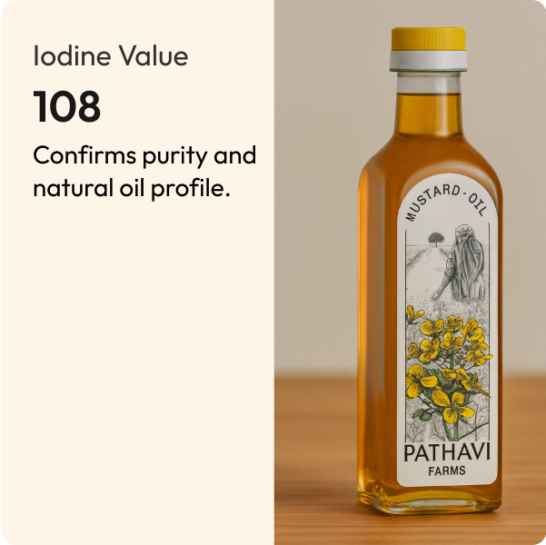 100% Natural Black Mustard Oil nutritional info 5